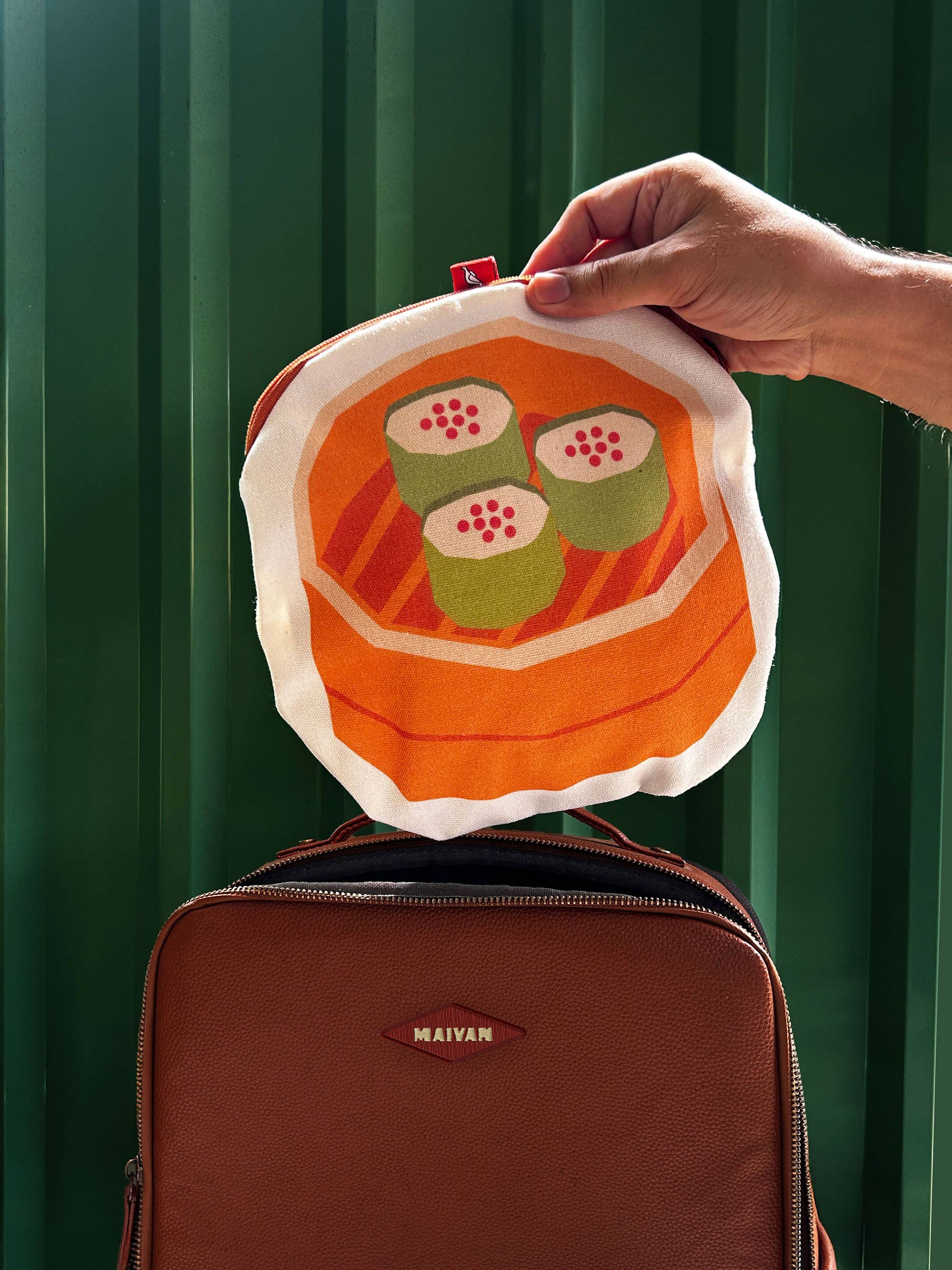 Canvas Pouch/Pencil Case - Dim Sum