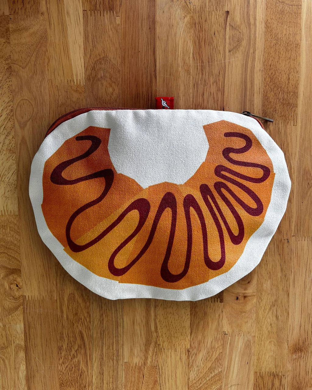 Canvas Pouch/Pencil Case - Croissant