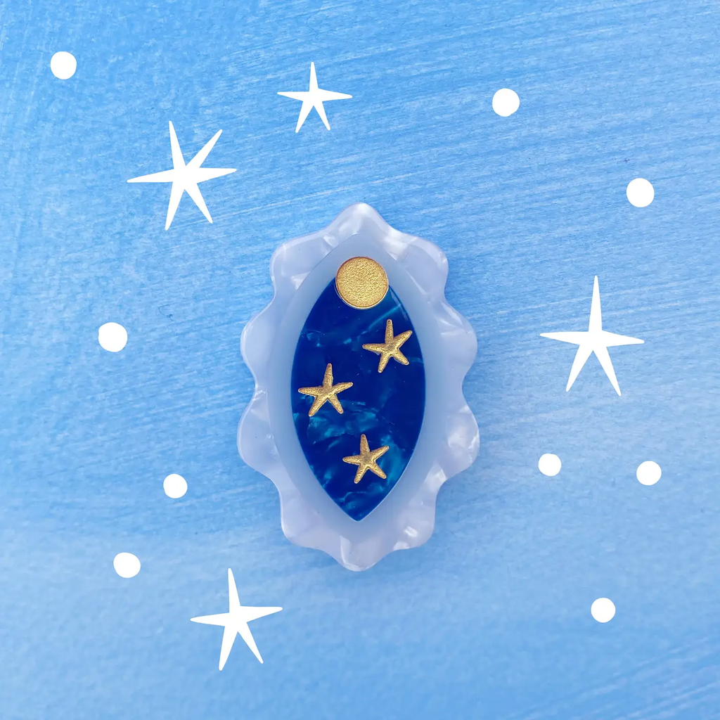 Hair Clip - Cosmic Vulva