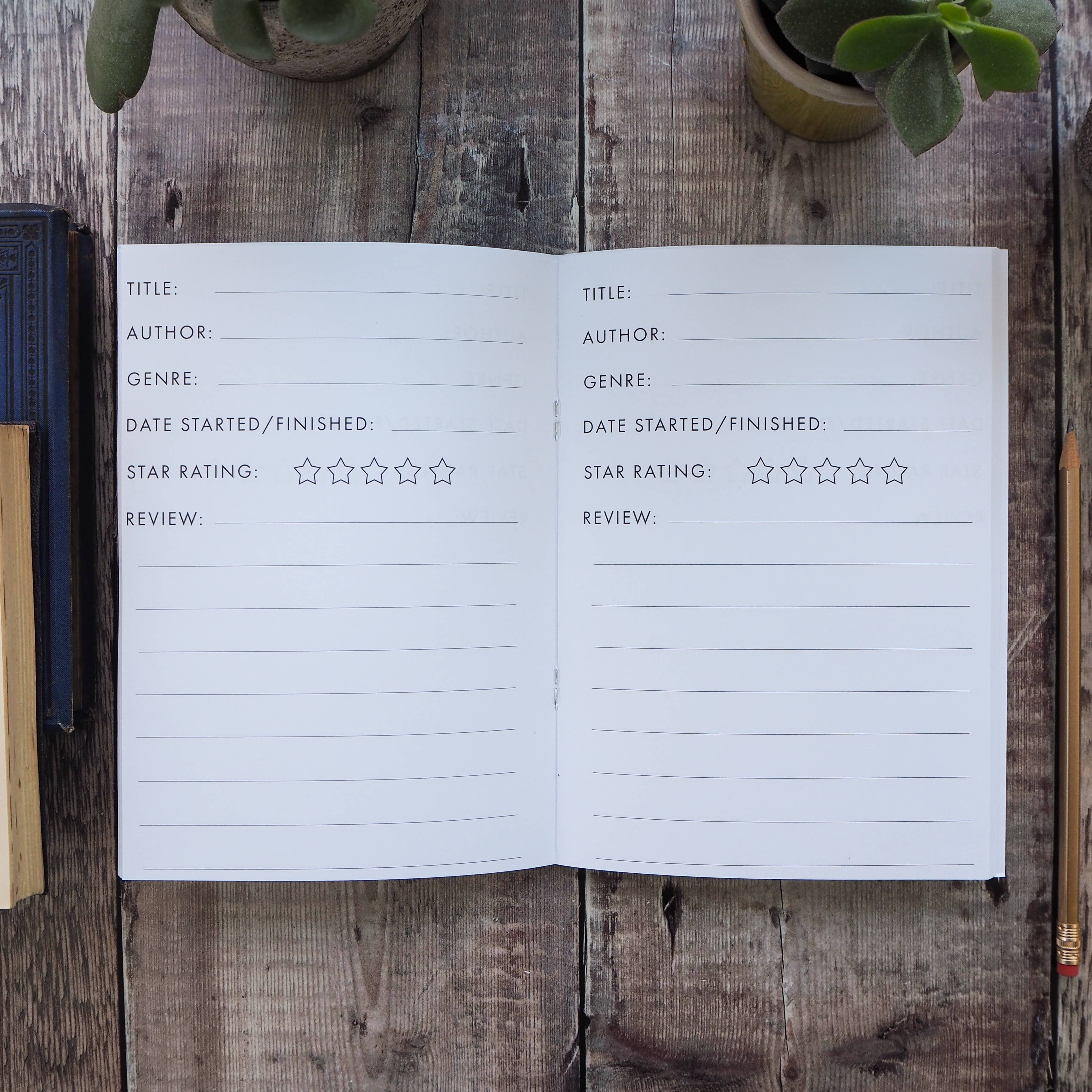 Midnight Readers Club Reading Journal - Notebook