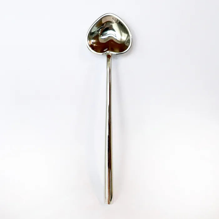 Heart teaspoon - Silver