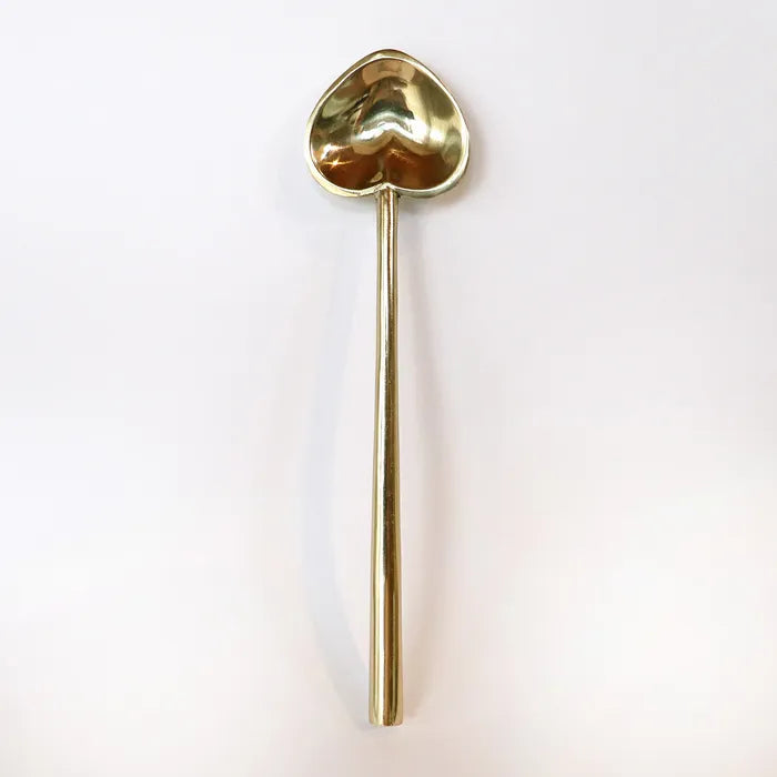 Heart teaspoon - Gold