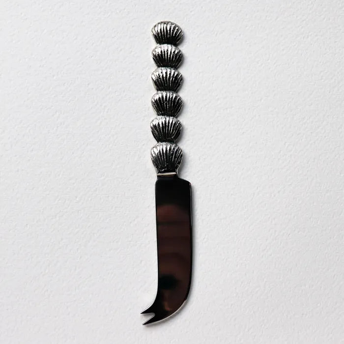 Cheese Knife - Silver Shell