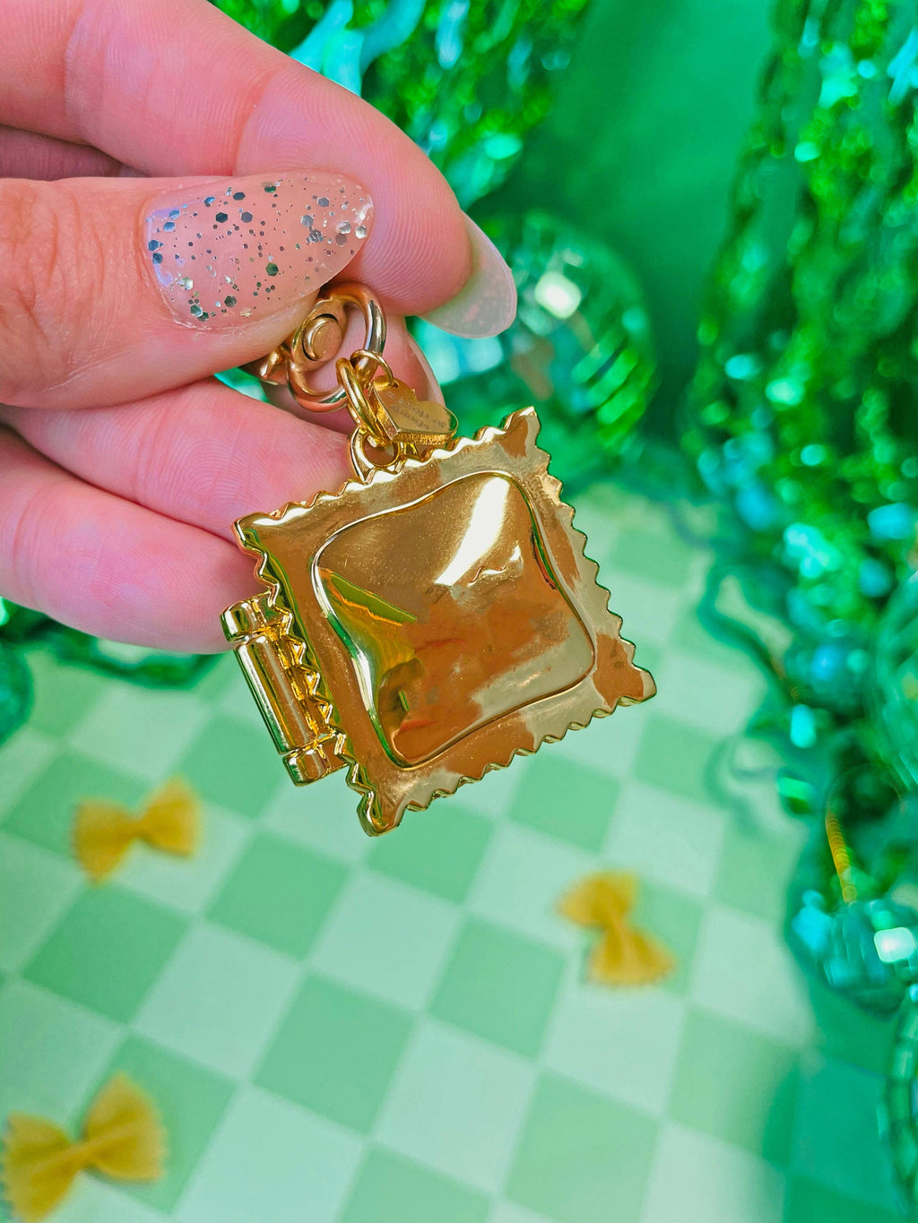 Keyring / Bag Charm - Ravioli Locket