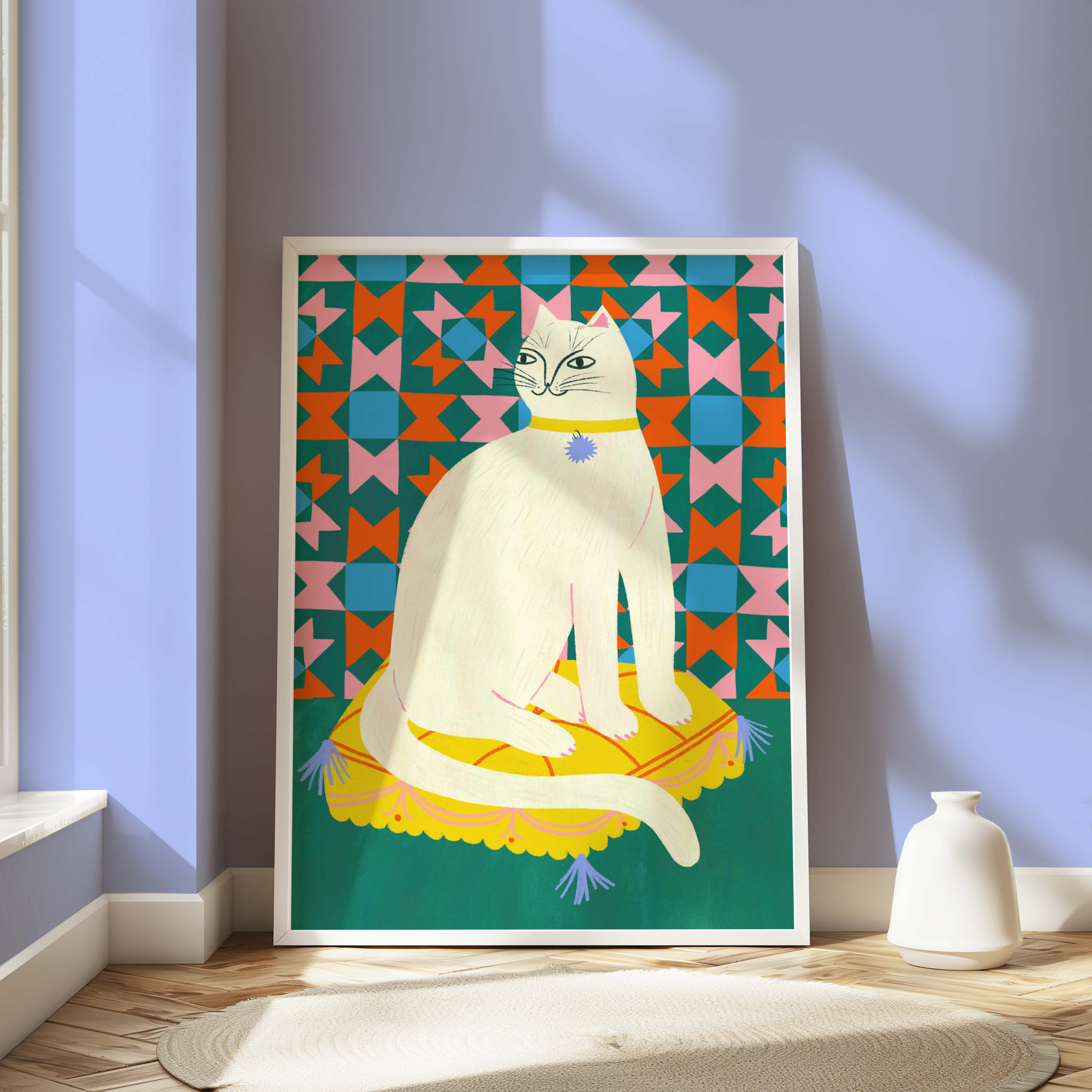 A4 Art Print - Staffordshire Cat