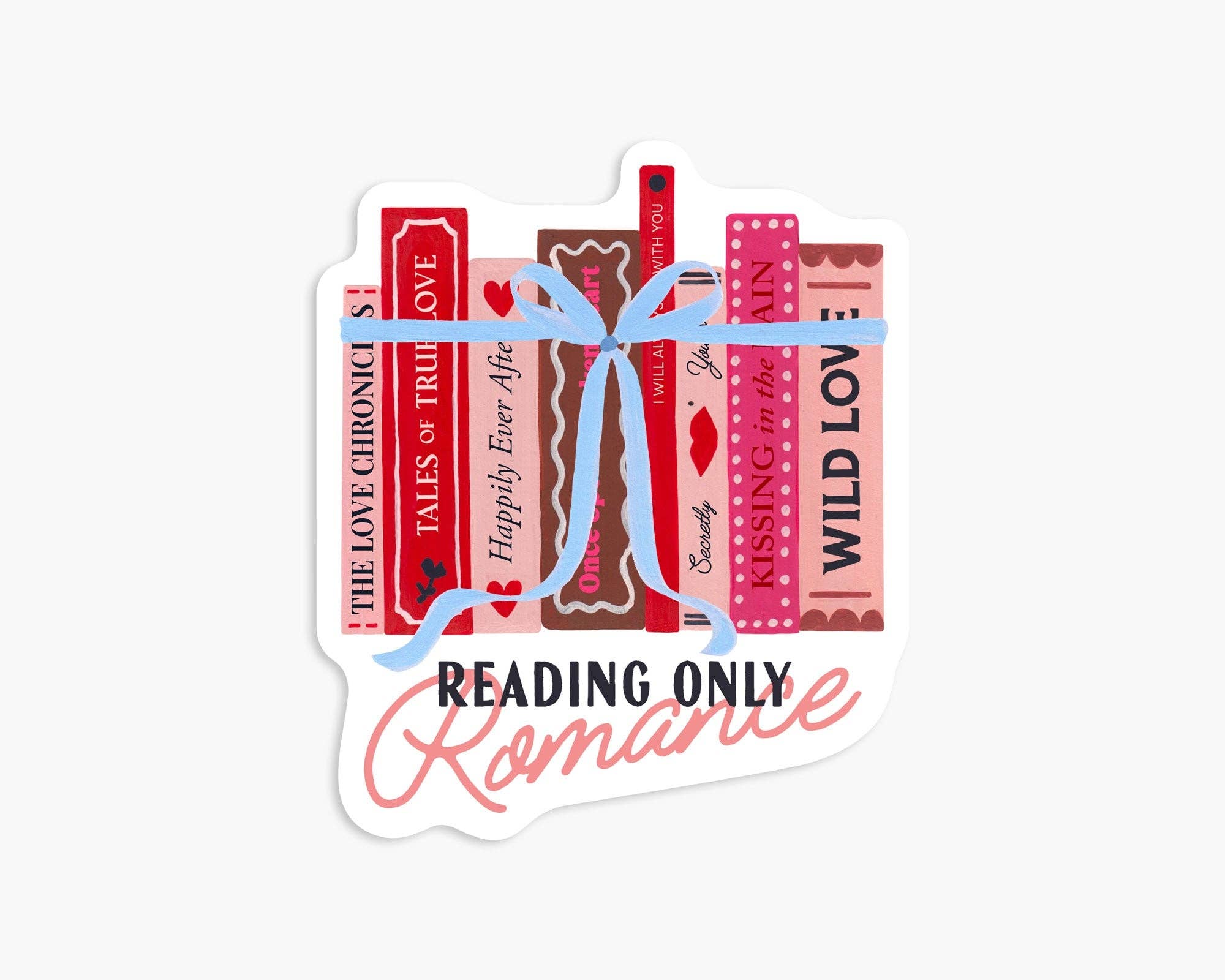 Vinyl Sticker - Reading Only Romance