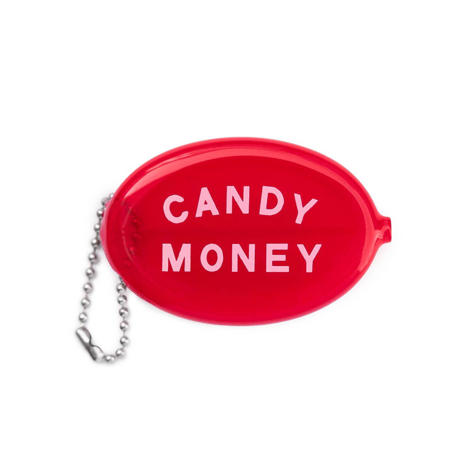 Coin Keyring Pouch - Candy Money (Translucent Red)