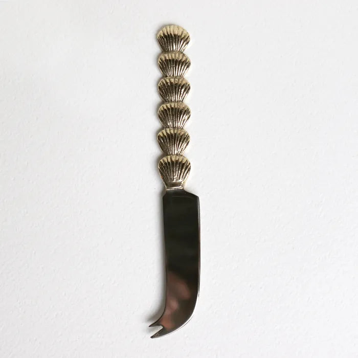 Cheese Knife - Gold Shell