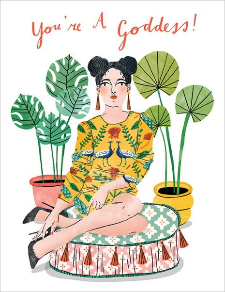 General Card - Cushion Goddess