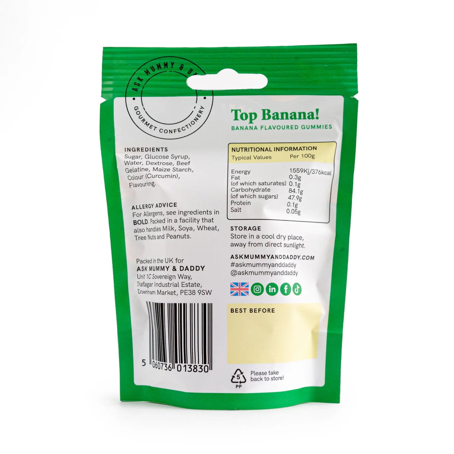 Gummy Candy Pouch - Top Banana!