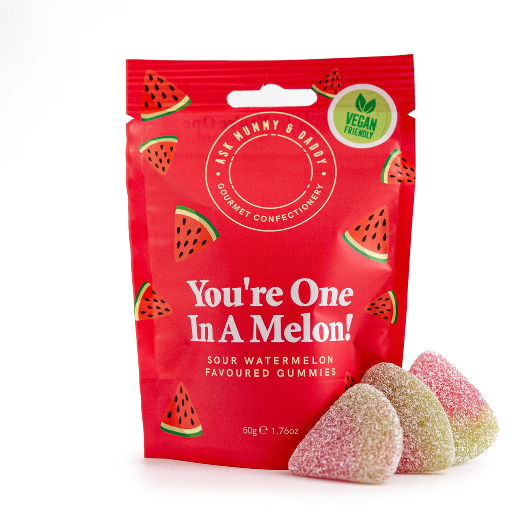 Vegan Gummy Candy Pouch - You're One In A Melon!