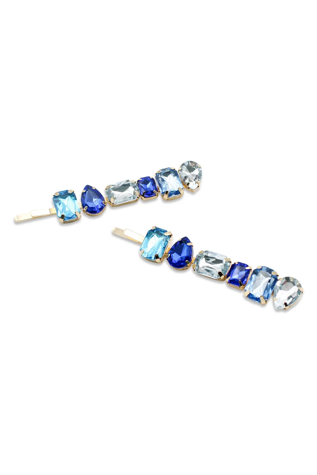 Hair Slide Set - Rebekah Blue
