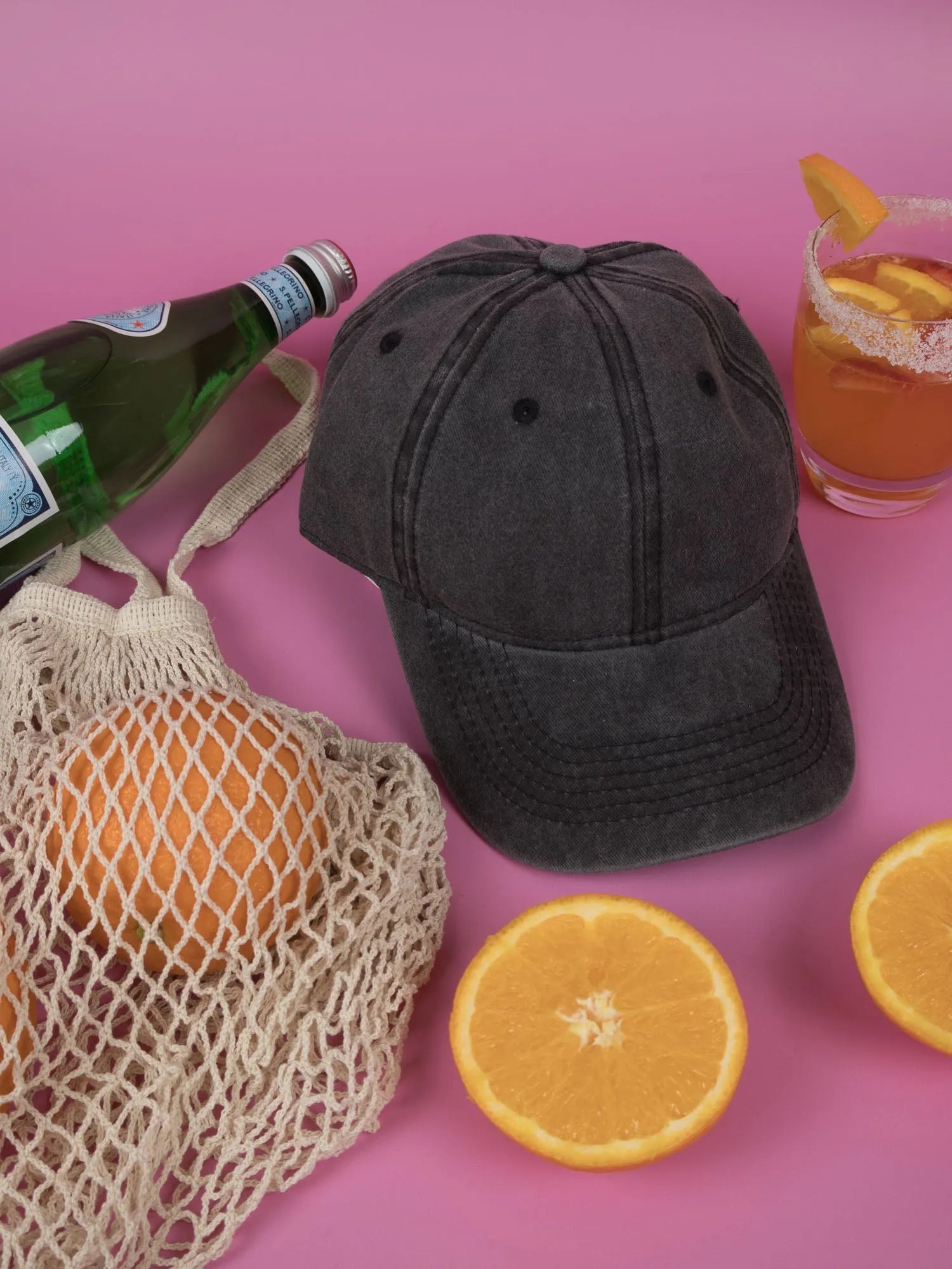 Vintage Washed Cap - Black