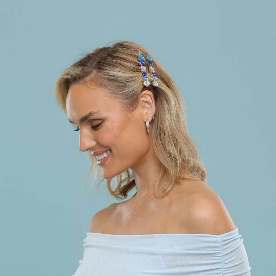 Hair Slide Set - Rebekah Pink