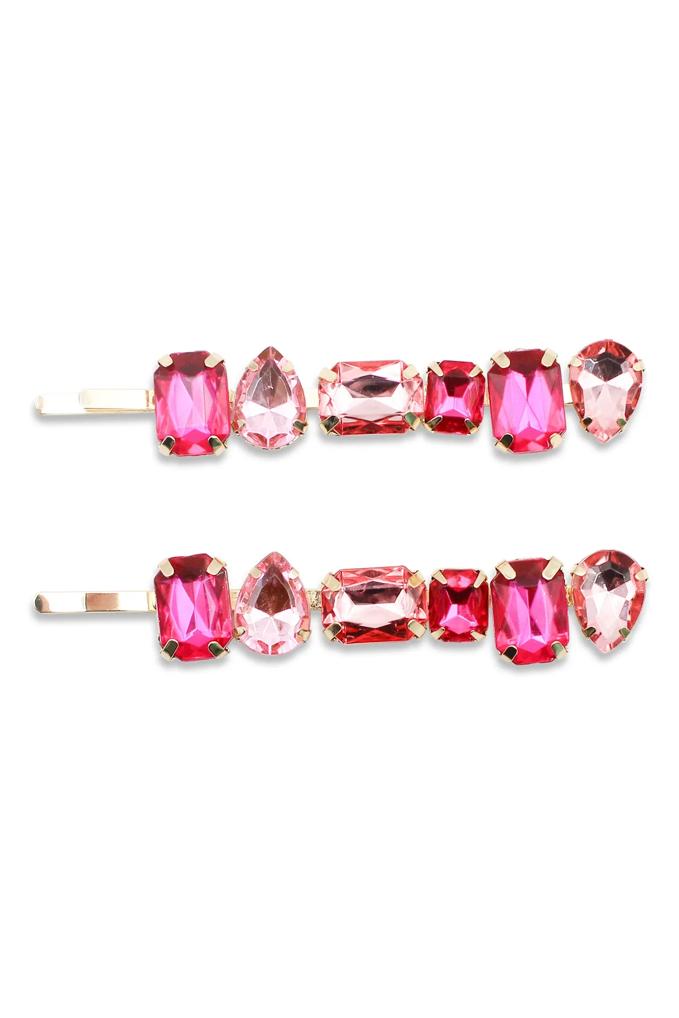 Hair Slide Set - Rebekah Pink