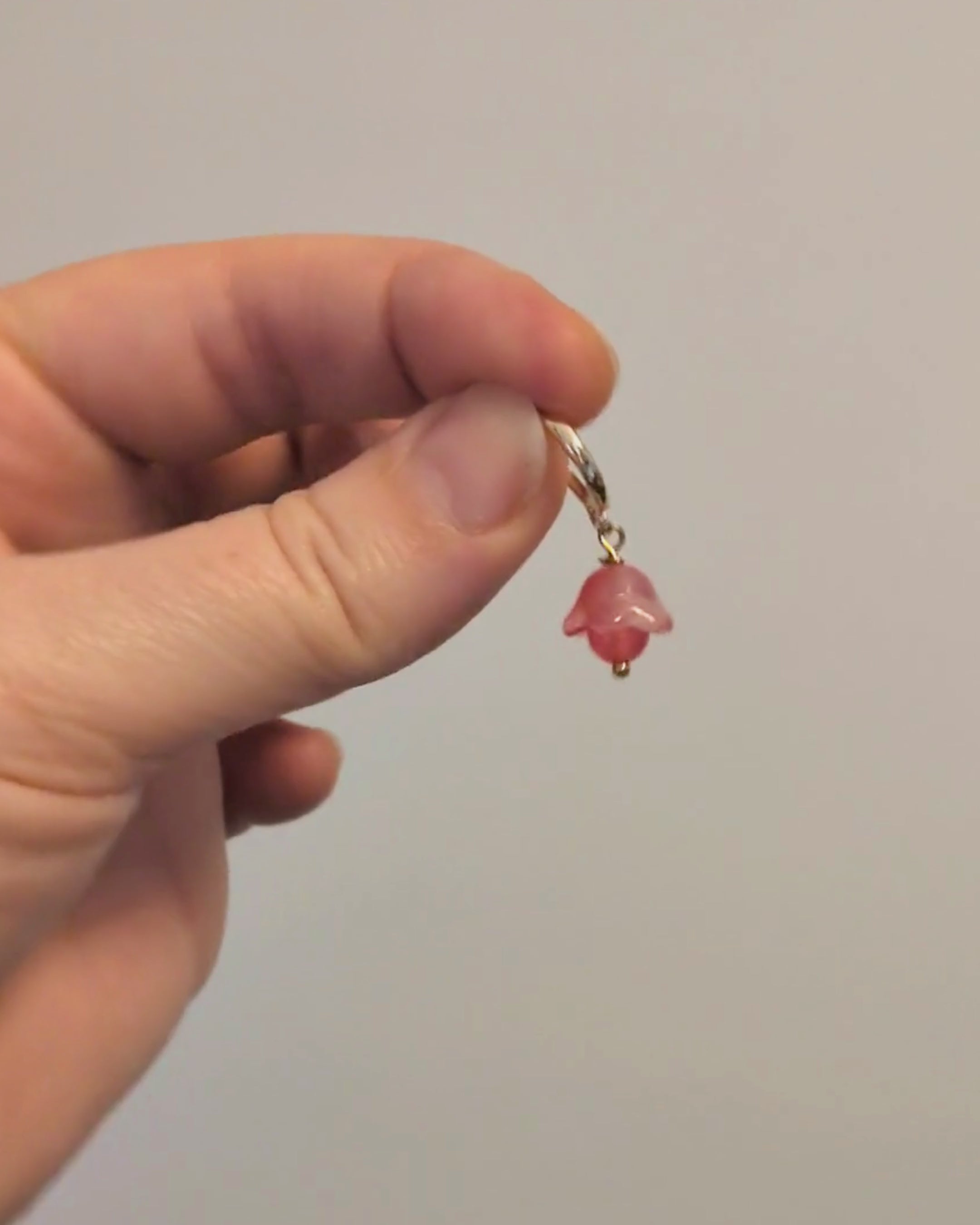 Sun Flower Earrings - Rose