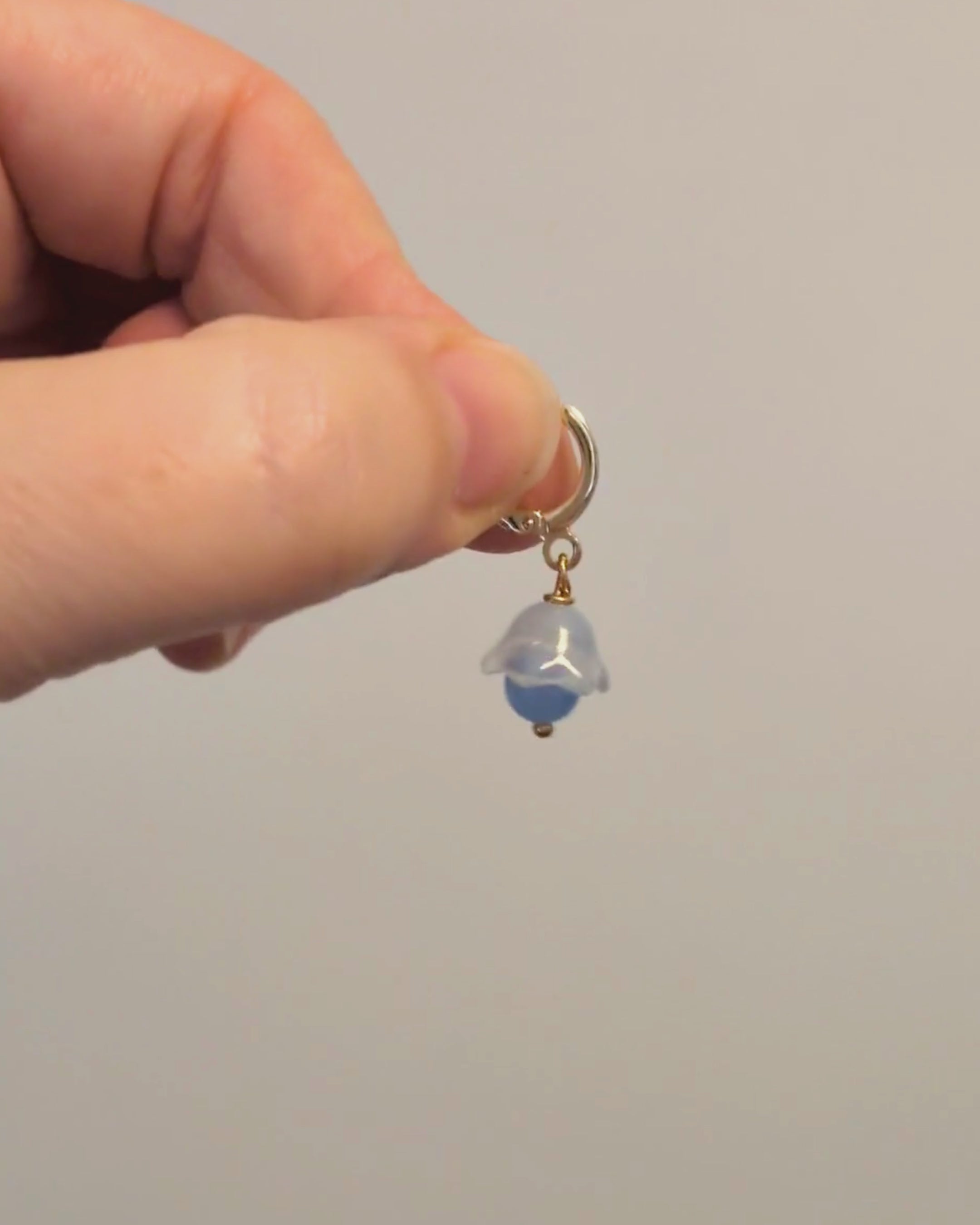 Sun Flower Earrings - Cornflower