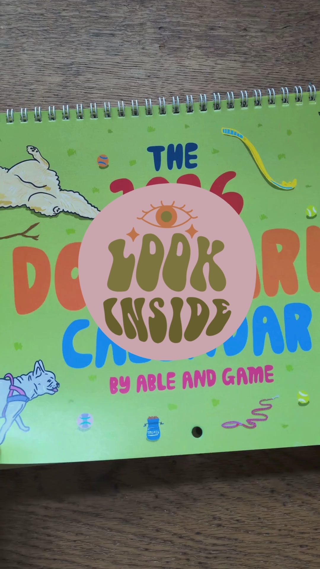 2026 Wall Calendar - Dog Park