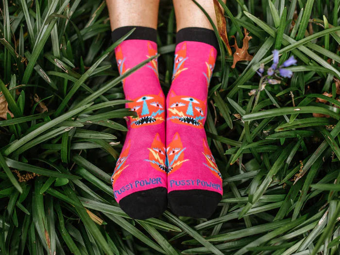 Cotton Socks - Pussy Power