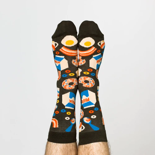 Large Cotton Crew Socks - BreakFeast