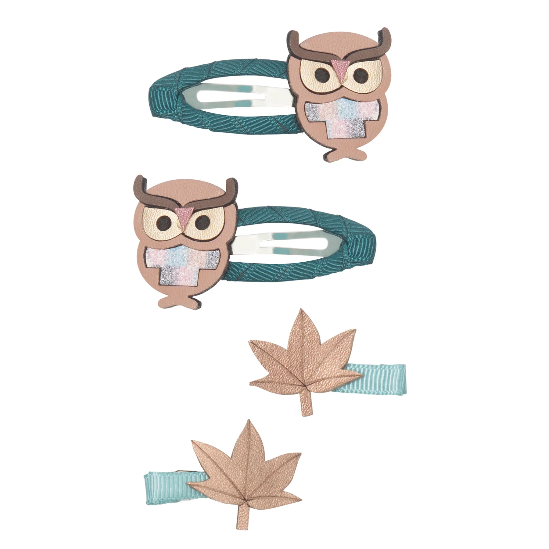 Hair Clip Set - Oscar Owl