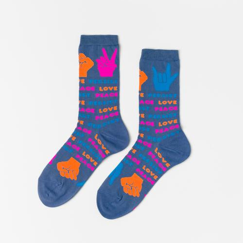 Women's Sized Socks - Love, Peace, Persist