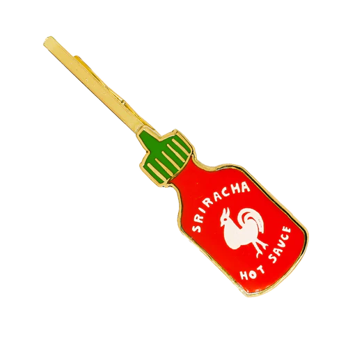 Cloisonné Hair Pin - Sriracha