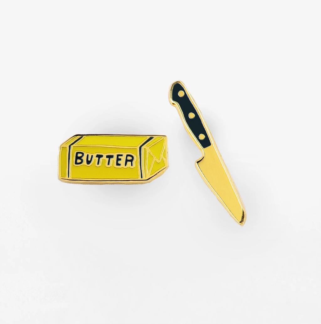 Asymmetrical Cloisonné Stud Earrings - Butter & Knife