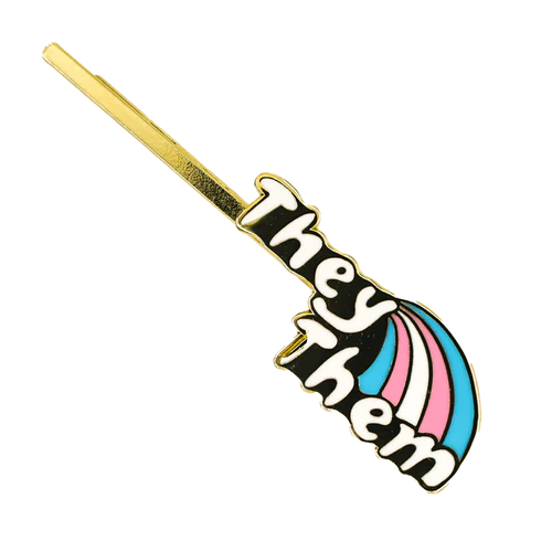 Cloisonné Hair Pin - They Them
