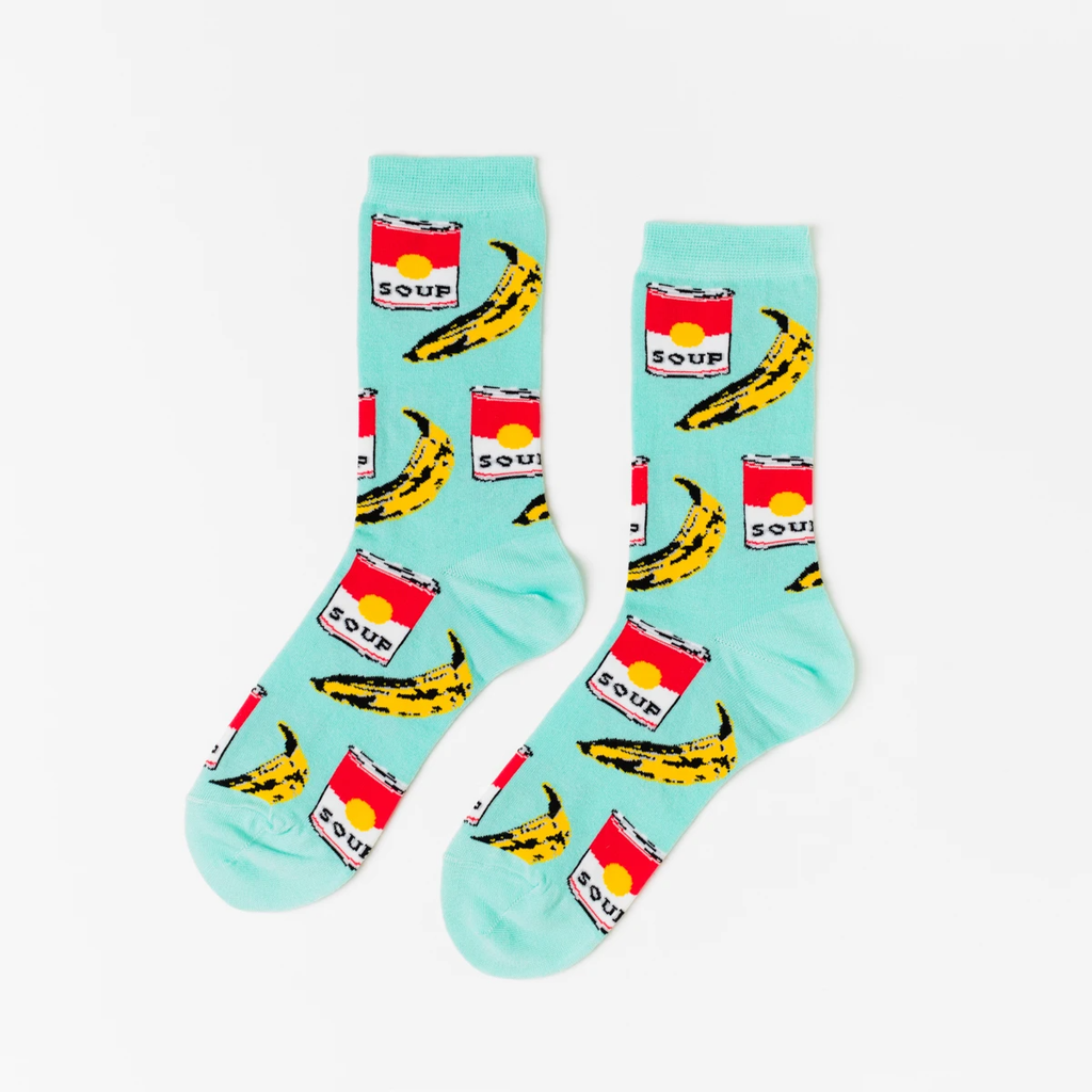 Small Cotton Crew Socks - Pop Art