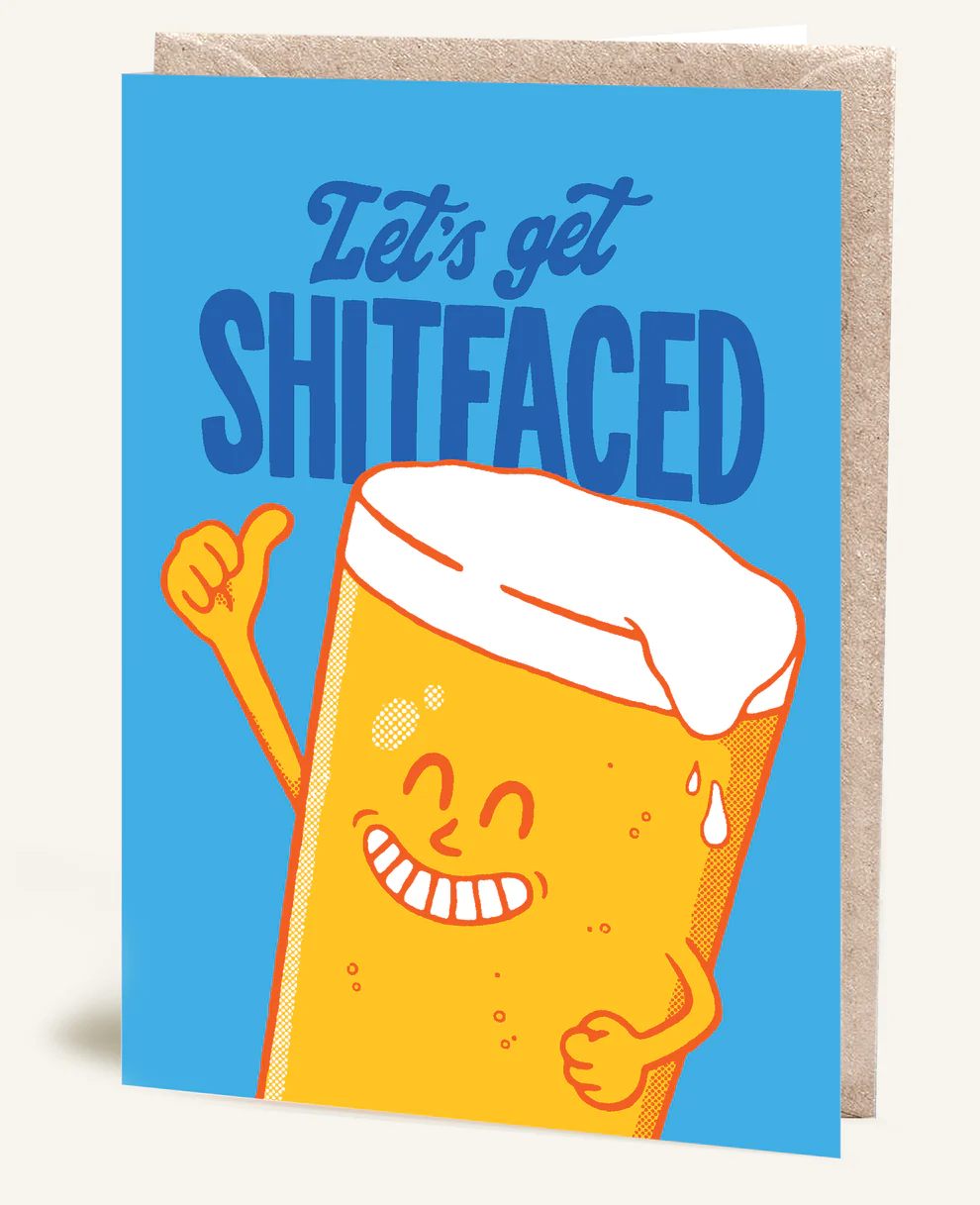 Let's Get Shitfaced Card Madame Fancy Pants