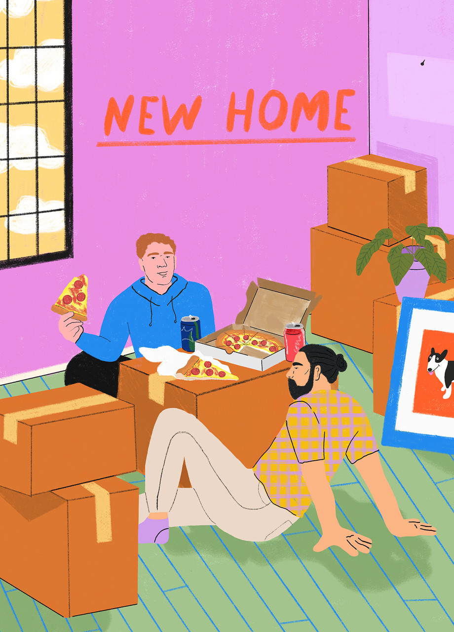 New Home Card - Pizza Pals