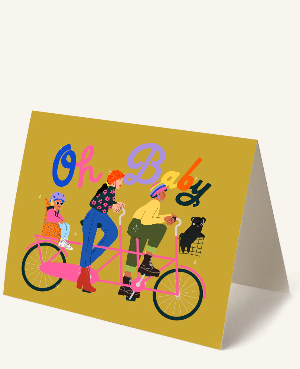 Baby Card - Biking Oh Baby
