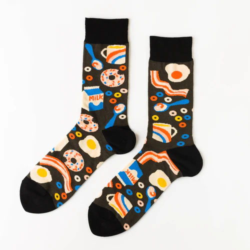 Large Cotton Crew Socks - BreakFeast