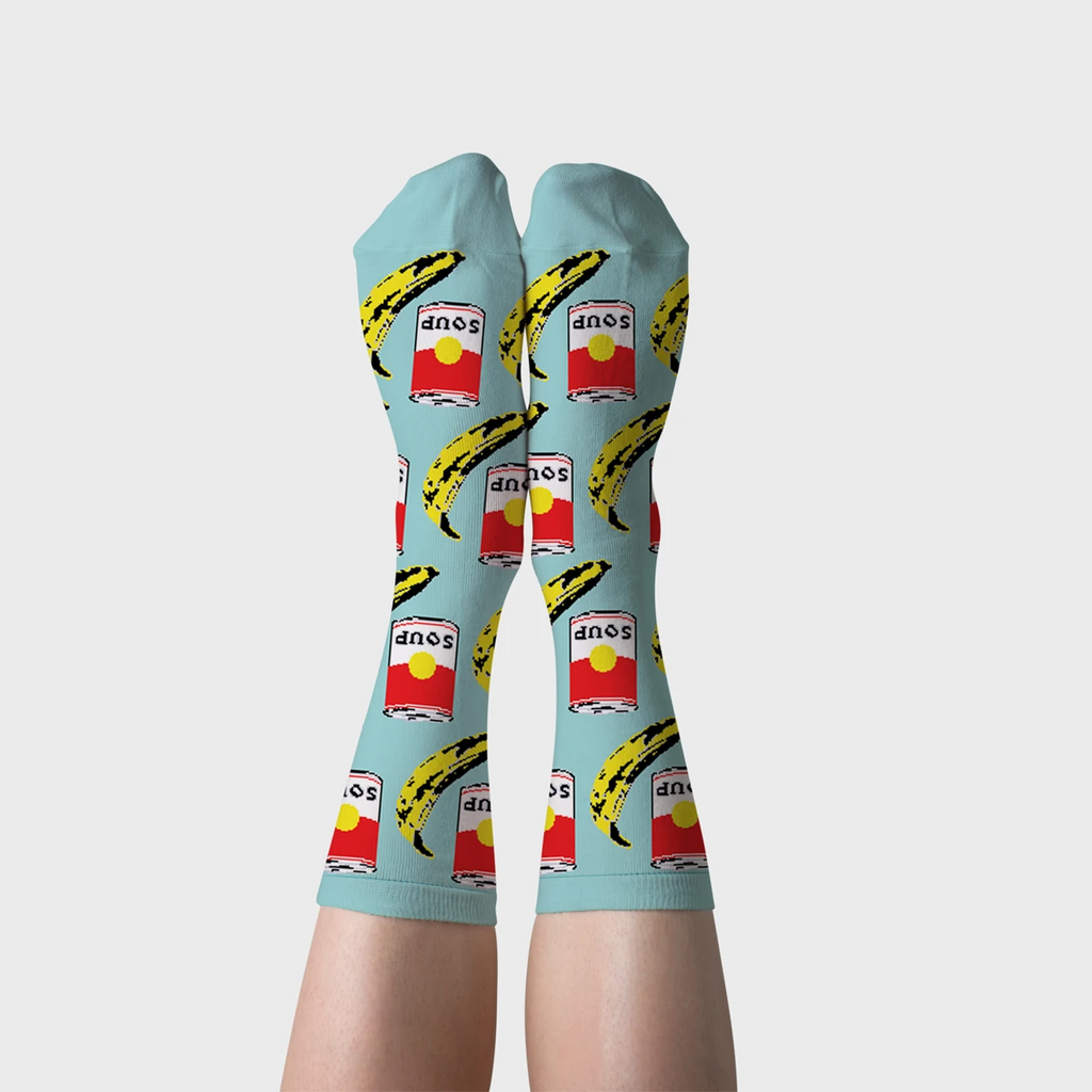Small Cotton Crew Socks - Pop Art