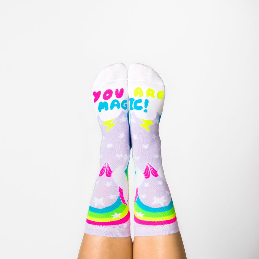 Small Cotton Crew Socks - You are Magic