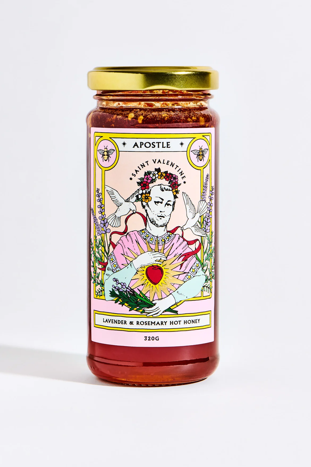 Saint Valentine - Lavender & Rosemary Hot Honey
