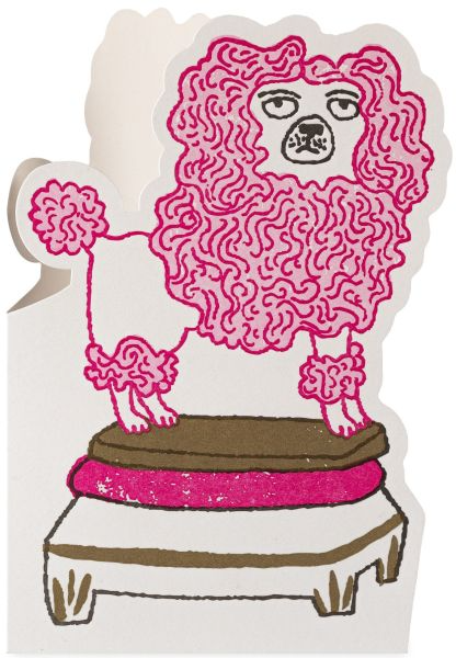 General Card - Cut Out Poodle