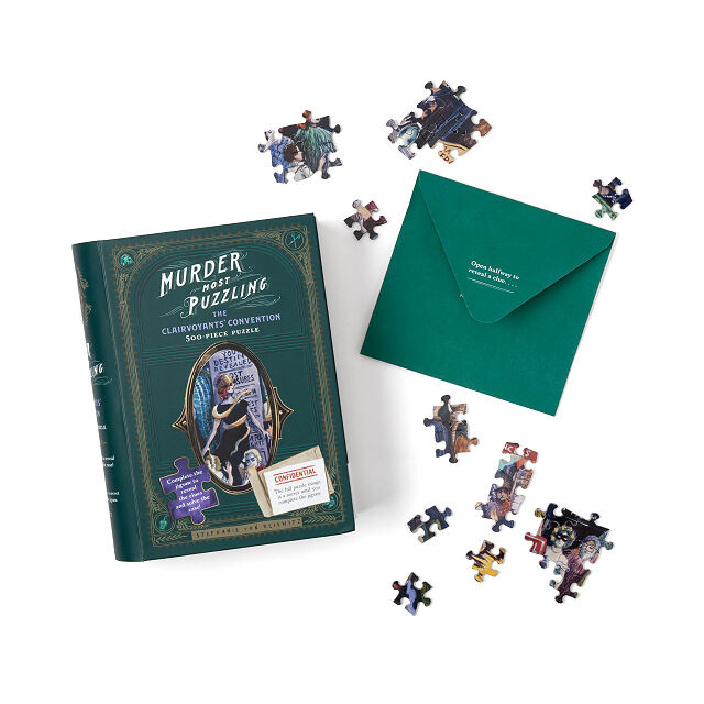 Murder Most Puzzling: The Clairvoyants' Convention 500-Piece Puzzle