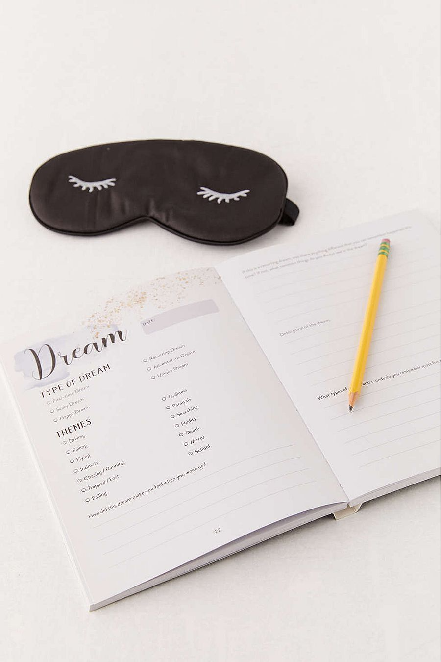 Journal - Sweet Dreams Sleep Journal & Mask